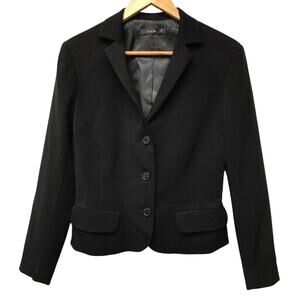 View Jacket Womens 2 Petite Blazer Black